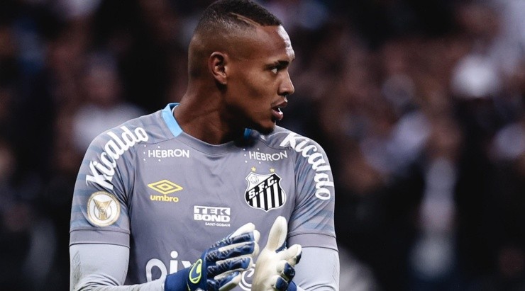 Ettore Chiereguini/AGIF - John, goleiro reserva do Santos. 