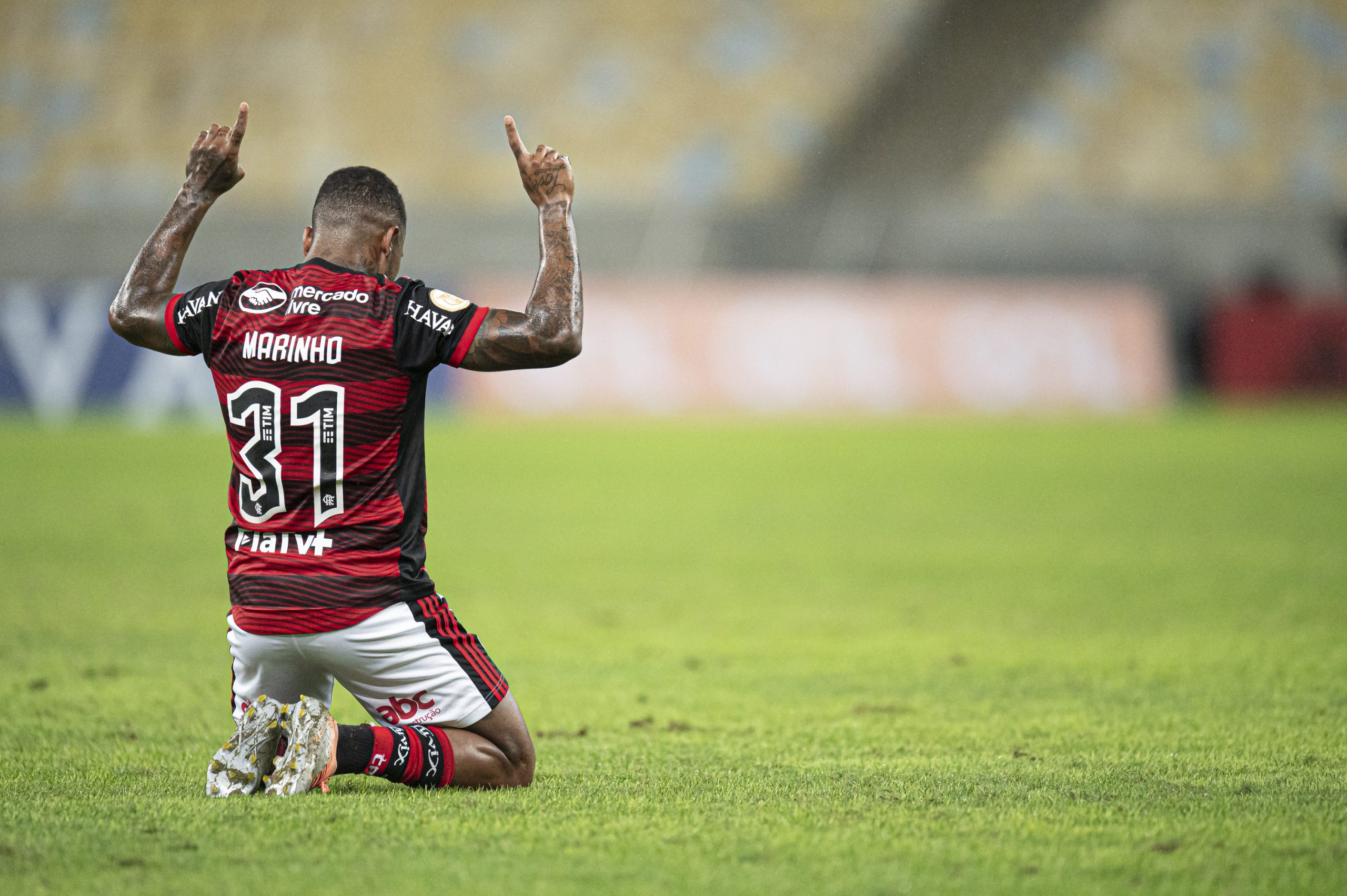 Agif/Jorge Rodrigues – Marinho desencanta pelo Flamengo.