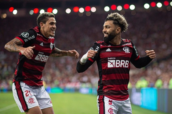 Agif/Jorge Rodrigues – Gabriel e Pedro vão formando uma dupla produtiva no Flamengo