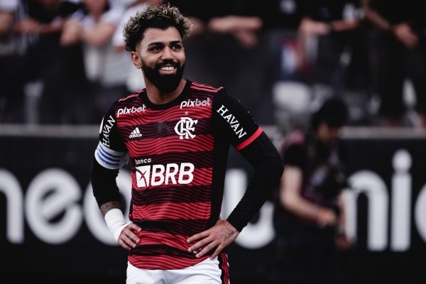 Agif/Ettore Chiereguini – Gabigol convocou a torcida do Flamengo para o jogo da Copa do Brasil