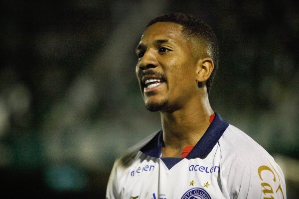 SP - Campinas - 16/07/2022 - BRASILEIRO B 2022, GUARANI X BAHIA - Davo jogador do Bahia durante partida contra o Guarani no estadio Brinco de Ouro pelo campeonato Brasileiro B 2022. Foto: Rogerio Capela/AGIF