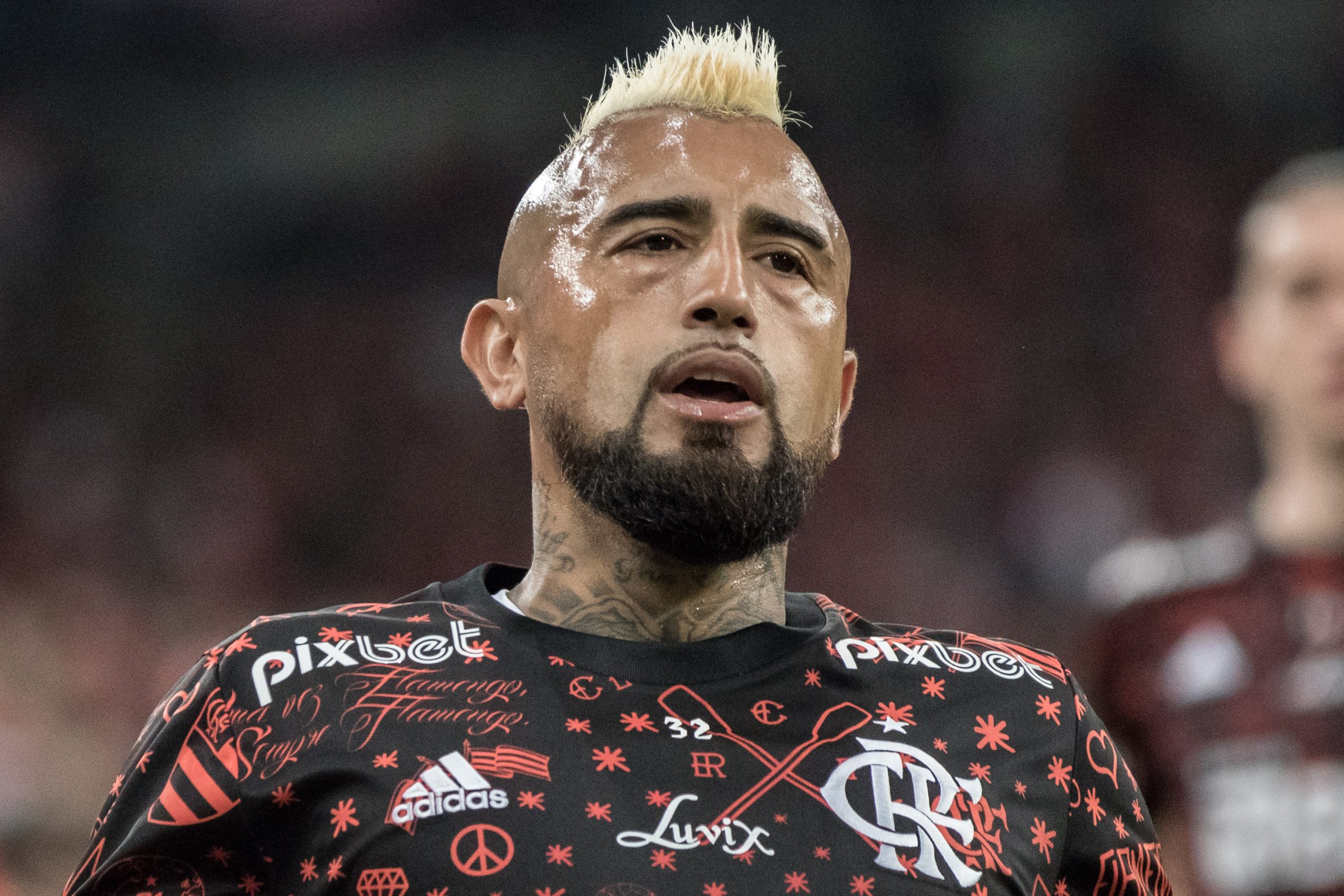 Foto: Robson Mafra/AGIF – Vidal deve ser titular no clássico contra o Botafogo pelo Campeonato Brasileiro