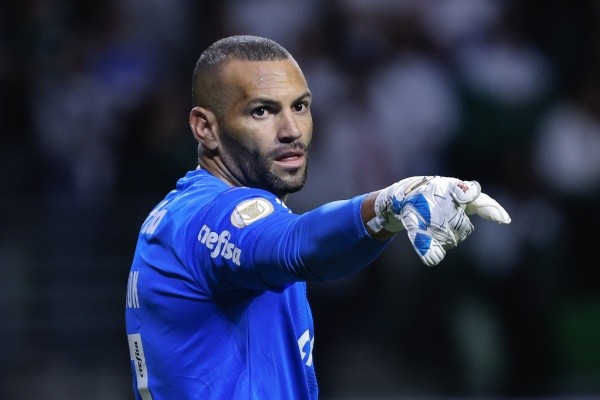 SP - Sao Paulo - 10/09/2022 - BRASILEIRO A 2022, PALMEIRAS X JUVENTUDE - Weverton goleiro do Palmeiras durante partida contra o Juventude no estadio Arena Allianz Parque pelo campeonato Brasileiro A 2022. Foto: Ettore Chiereguini/AGIF