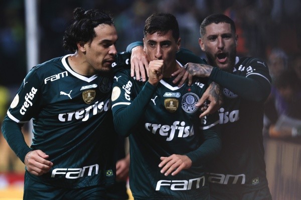 Foto:Ettore Chiereguini/AGIF – Palmeiras venceu o Santos com gol de Merentiel