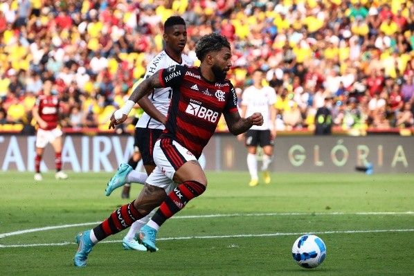 API/AGIF/ Gabi na final da Copa Libertadores. 