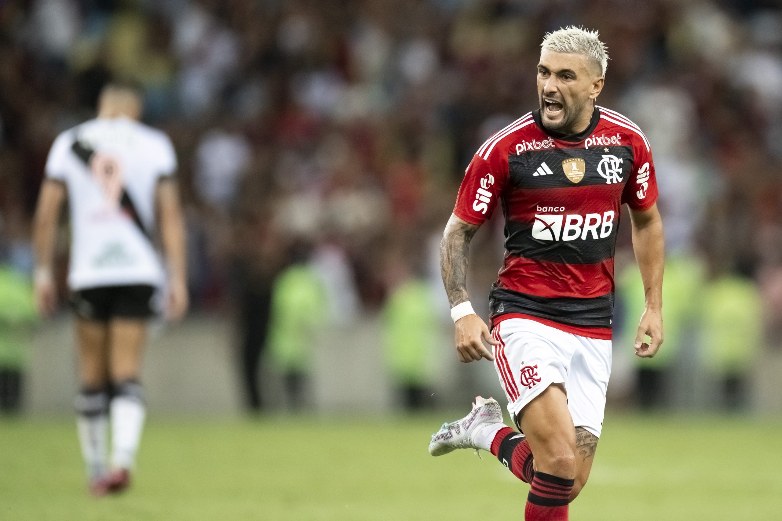 Agif/Jorge Rodrigues – Arrascaeta costuma marcar contra o Vasco