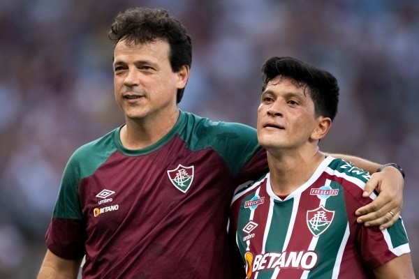 Foto: Jorge Rodrigues/AGIF – Fernando Diniz e Germán Cano