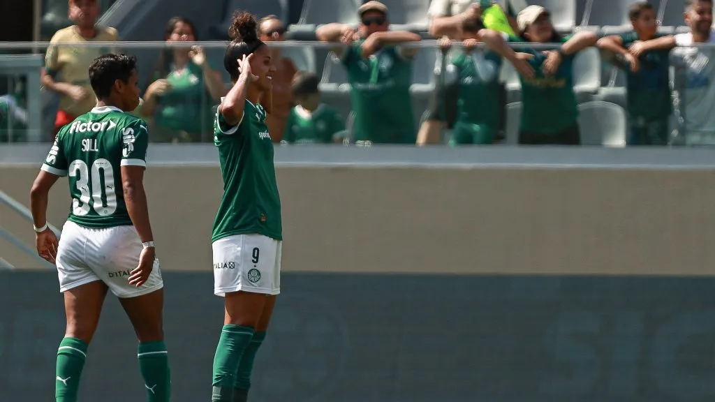 Amanda Gutierres jogadora do Palmeiras Feminino