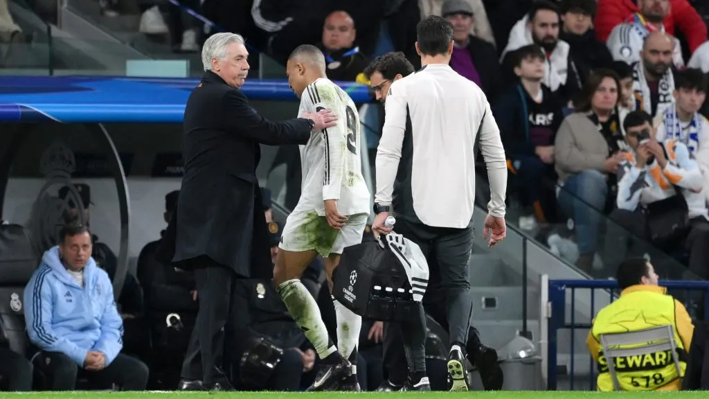 Ancelotti em partida contra o Arsenal pela Champios League