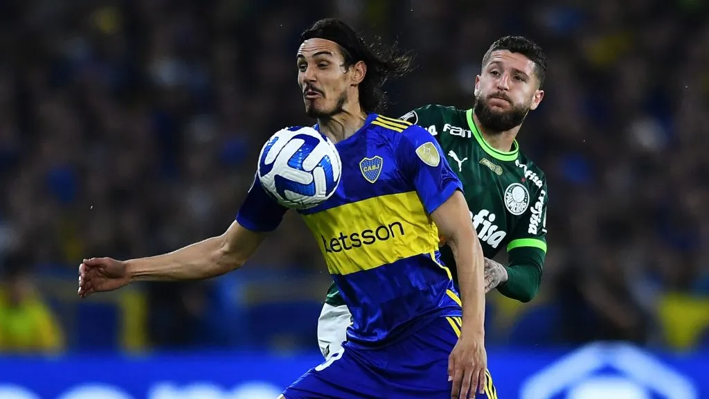 O Palmeiras foi eliminado pelo Boca Jrs na Libertadores de 2023. (Photo by Marcelo Endelli/Getty Images)