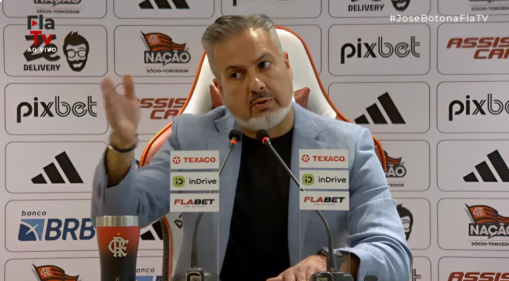 Foto: Reprodução/ YouTube Fla TV – José Boto vem definindo o futuro de profissionais do Mengão com aval de BAP.