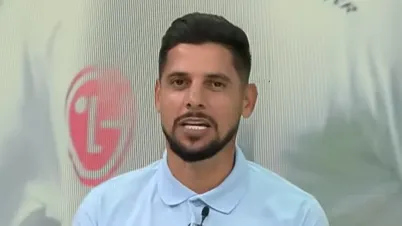 Cicinho, comentarista. Foto: Reprodução/YouTube