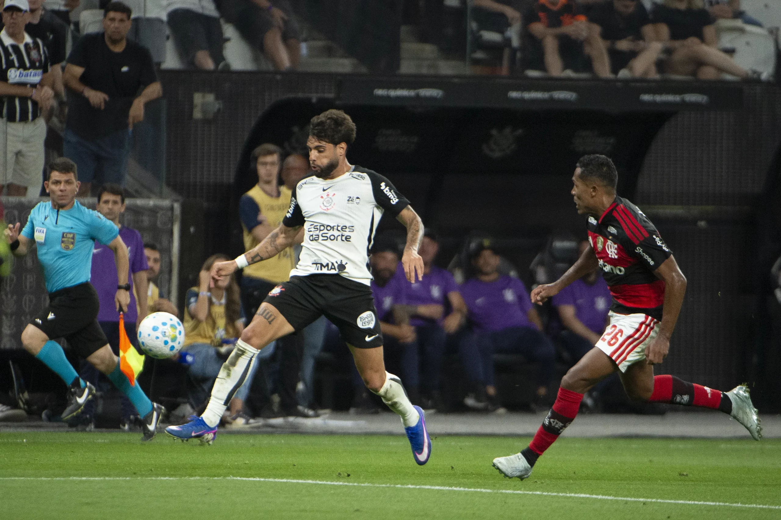 Corinthians ficou no empate com o Flamengo no último jogo do Brasileirão. Foto: Anderson Romão/AGIF