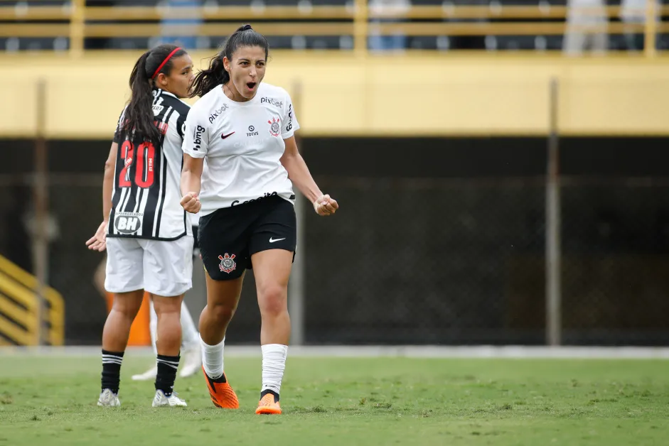 Foto: Rodrigo Gazzanel/Agência Corinthians – Duda Sampaio marcou o gol do Corinthians