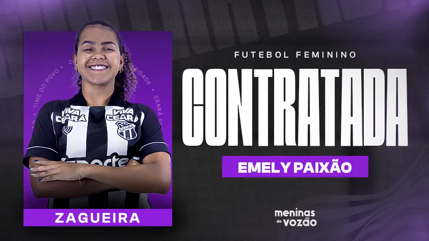 Anúncio de Emely Paixão pelo Ceará