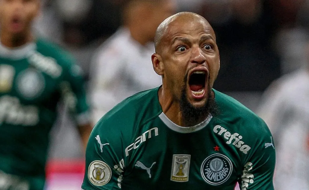 Felipe Melo ganhou duas Libertadores pelo Palmeiras e hoje já fala ser dono de SAF no Rio – Foto: Miguel Schincariol/Getty Images