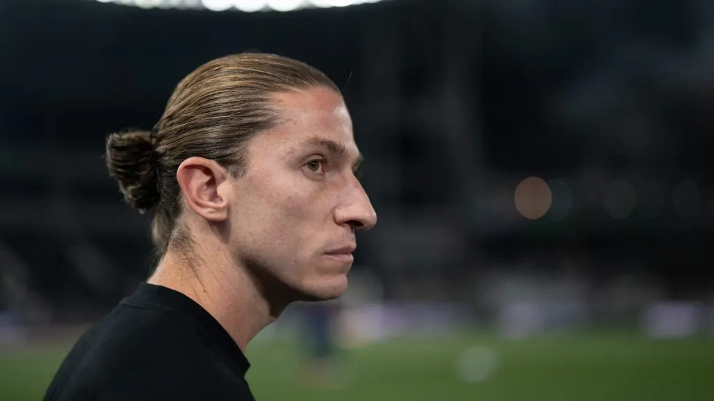 FIlipe Luís, treinador do Flamengo. Foto: Jorge Rodrigues/AGIF