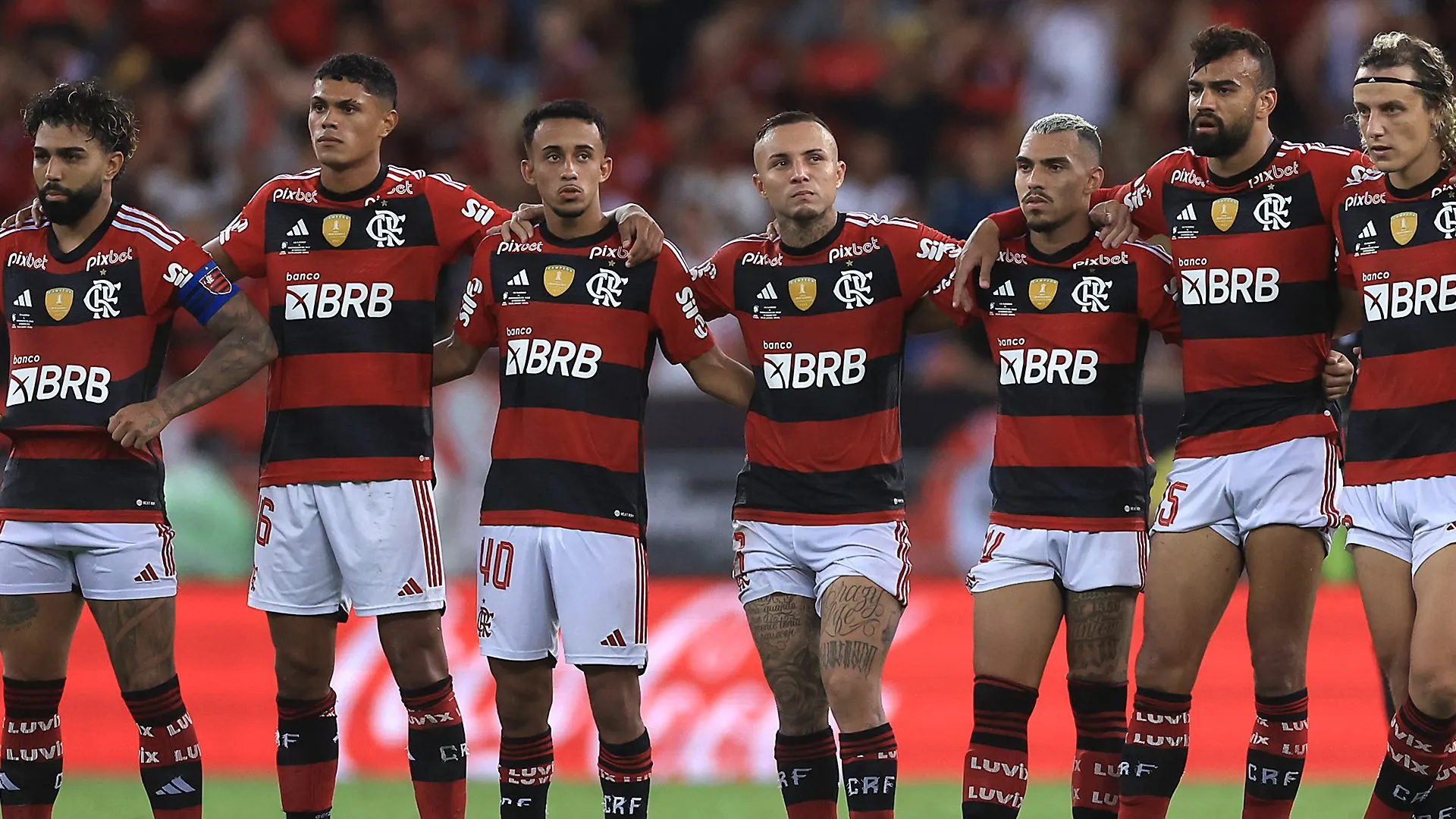 Jogadores do Flamengo