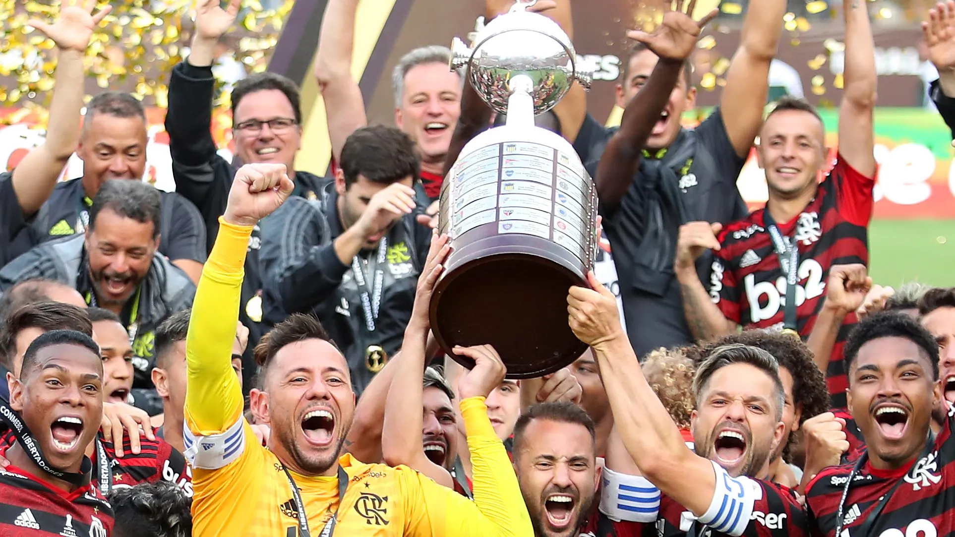 Jogadores do Flamengo