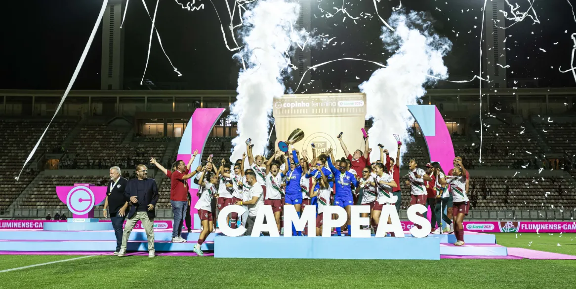 Fluminense em conquista da Copinha Feminina 2024