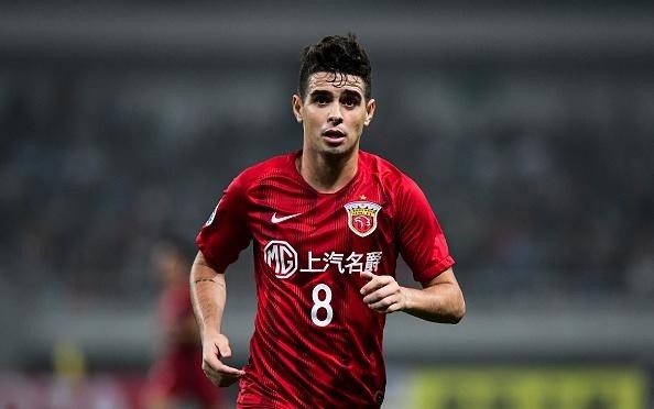 Di Yin/Getty Images – Oscar atuando pelo Shanghai SIPG