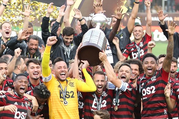 Raul Sifuentes/Getty Images – Flamengo na Libertadores de 2019