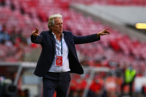  Carlos Rodrigues/Getty Images/ Jorge Jesus quando treinava o Benfica. 