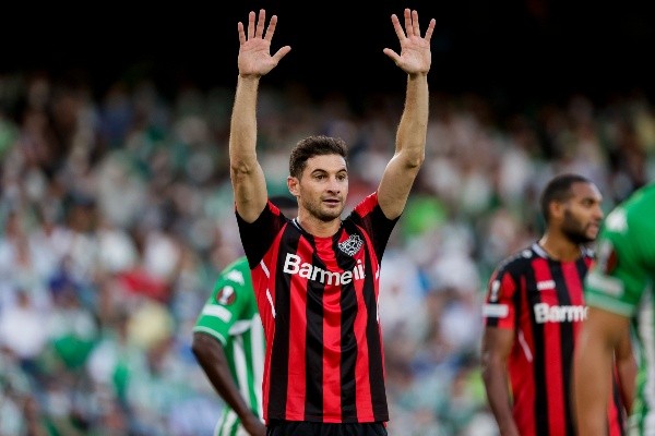Foto:David S. Bustamante/Soccrates/Getty Images – Alario não vem mais para o Palmeiras após fracasso das negociações com o Leverkusen