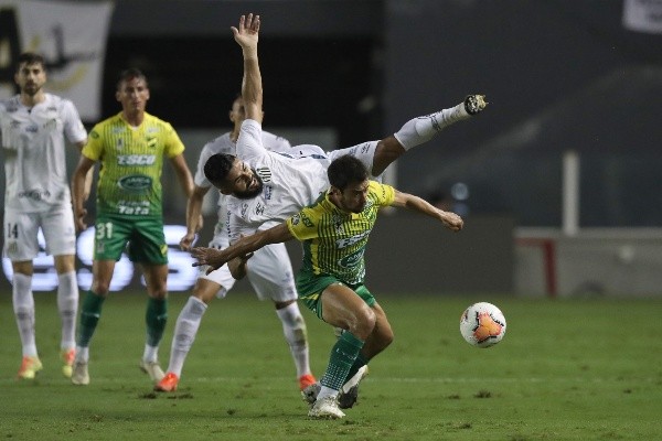 Defensa y Justicia em campo pela Copa Libertadores. (Foto: Getty Images)
