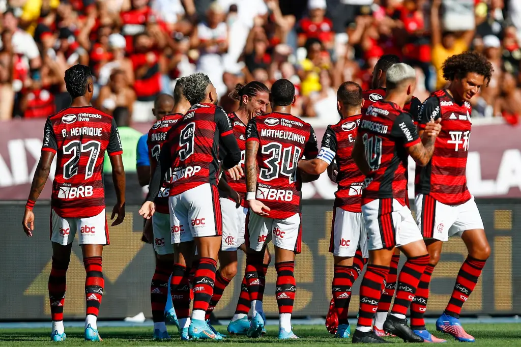Getty Images/Buda Mendes/ Flamengo em campo. 