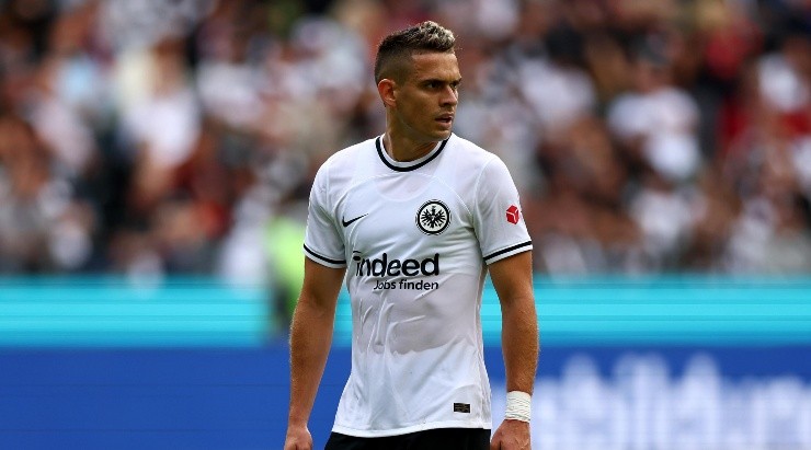 Lars Baron / Equipe / Getty Images - Borré no Frankfurt. 