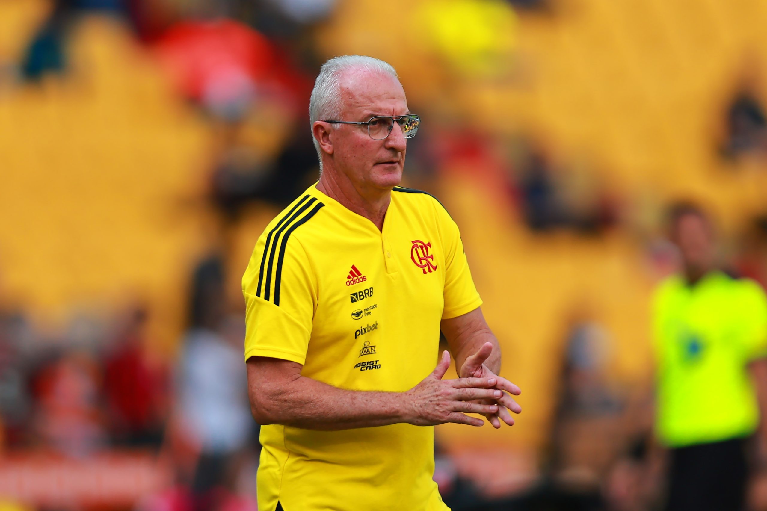 Buda Mendes/Getty Images/ Dorival Júnior na final da Libertadores 2022. 