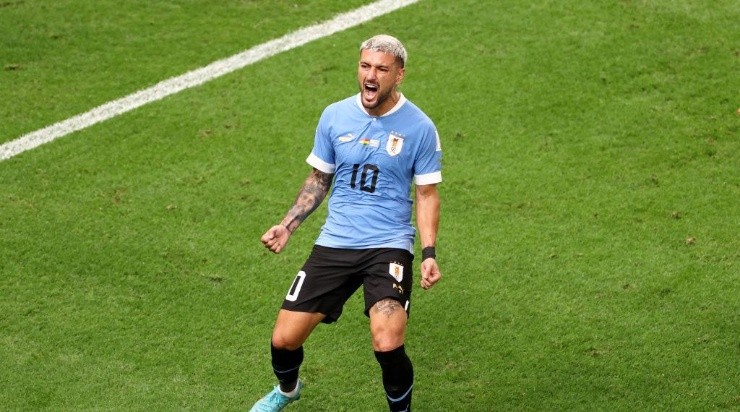 Atuação de Arrascaeta na Copa do Mundo chamou atenção do Borussia e de outros clubes da Europa. Foto:Ryan Pierse/Getty Images