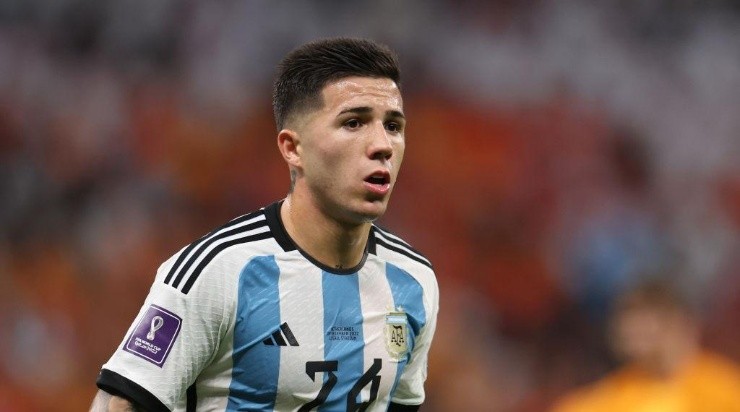 Braz revelou que tentou a contratação de Enzo Fernández para o Flamengo. Foto: Catherine Ivill/Getty Images