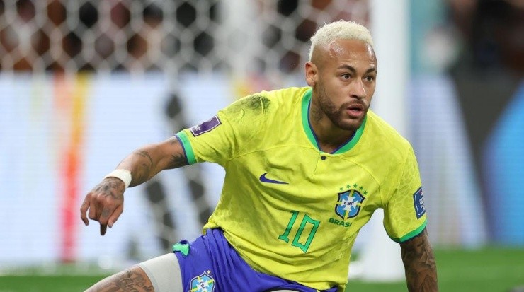 Em tom de brincadeira, Neymar afirmou que não jogará no Corinthians Foto:Alex Grimm/Getty Images