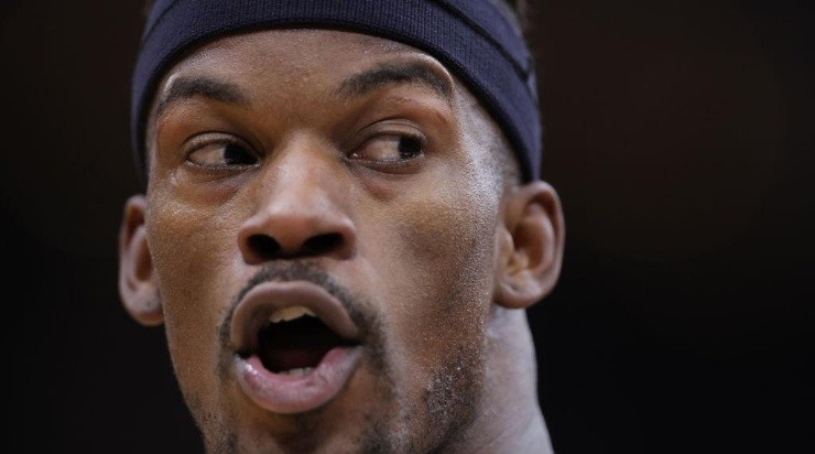 Jimmy Butler revelou que um dia quer jogar no time profissional do Santos. Foto:Carmen Mandato/Getty Images