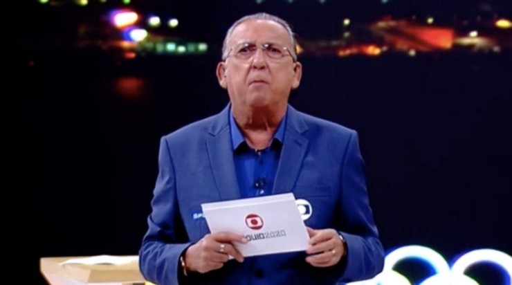 Galvão Bueno quer que Falcão assuma a diretoria da CBF. Foto: Reprodução