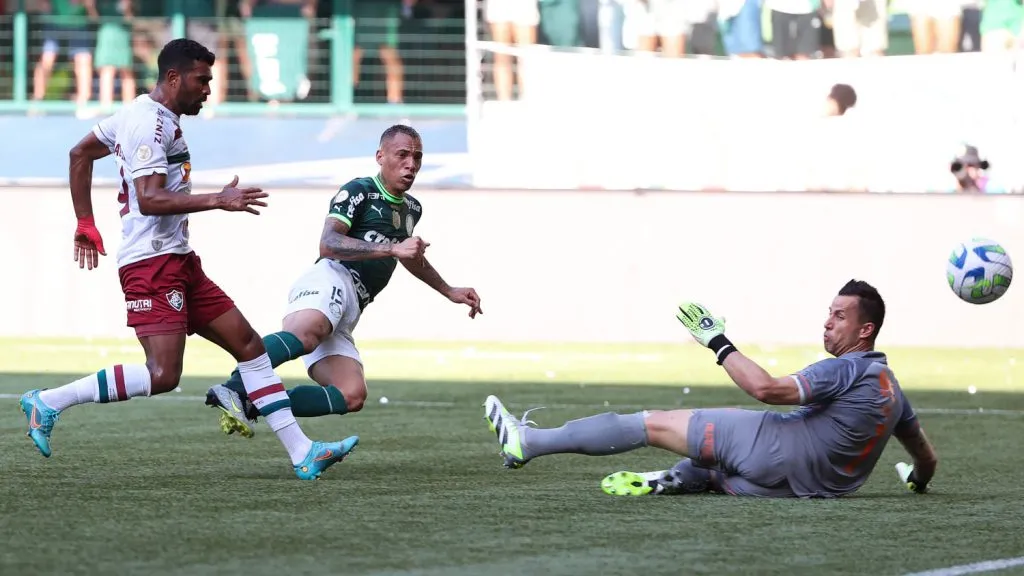 Gramado do Allianz Parque deu o que falar na coletiva de Abel Ferreira – Foto: Cesar Greco/Ag. Palmeiras