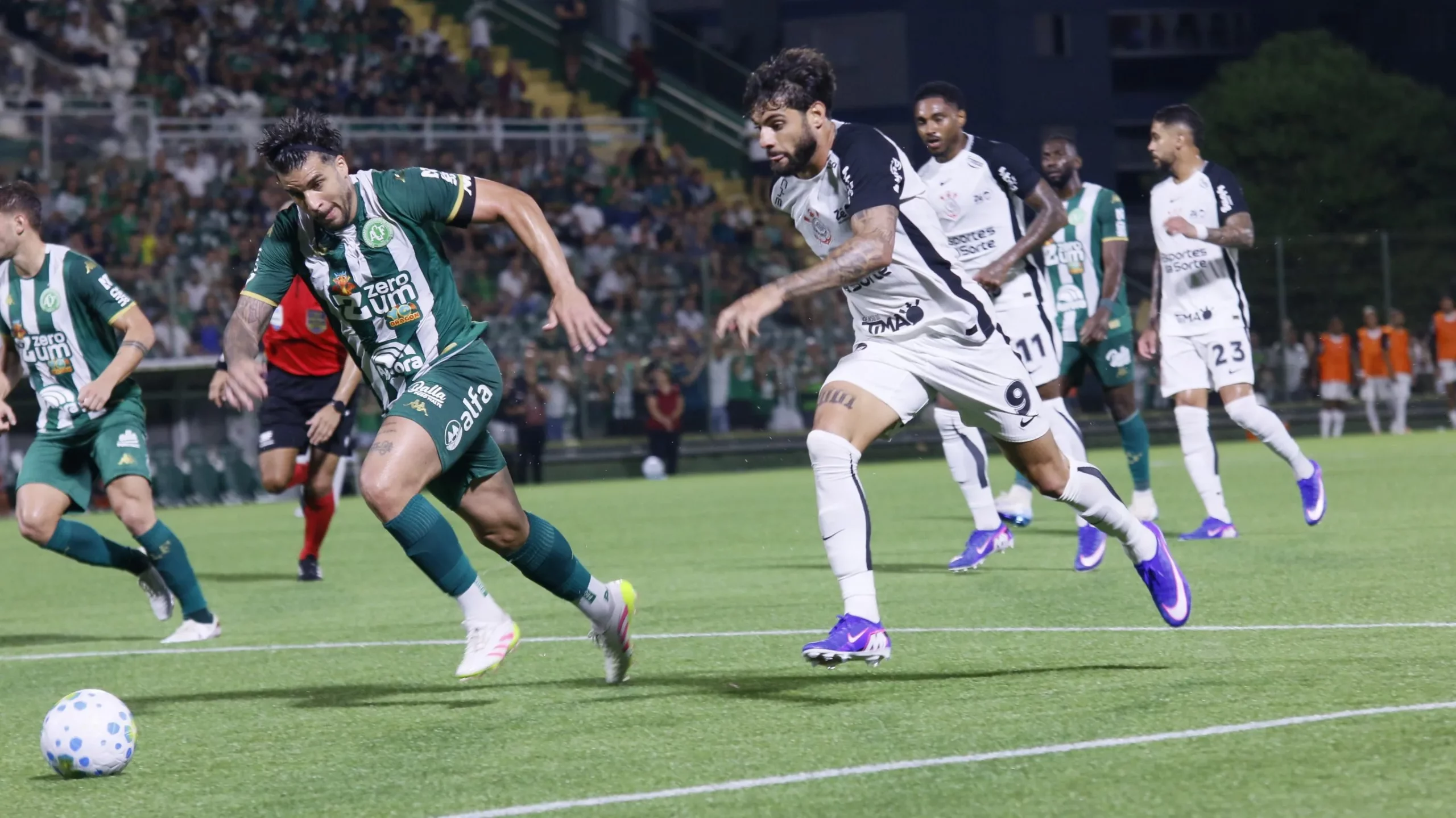 Yuri Alberto jogador do Corinthians durante partida contra o Chapecoense no estadio Arena Conda pelo campeonato Brasileiro A 2026. Foto: Renato Padilha/AGIF