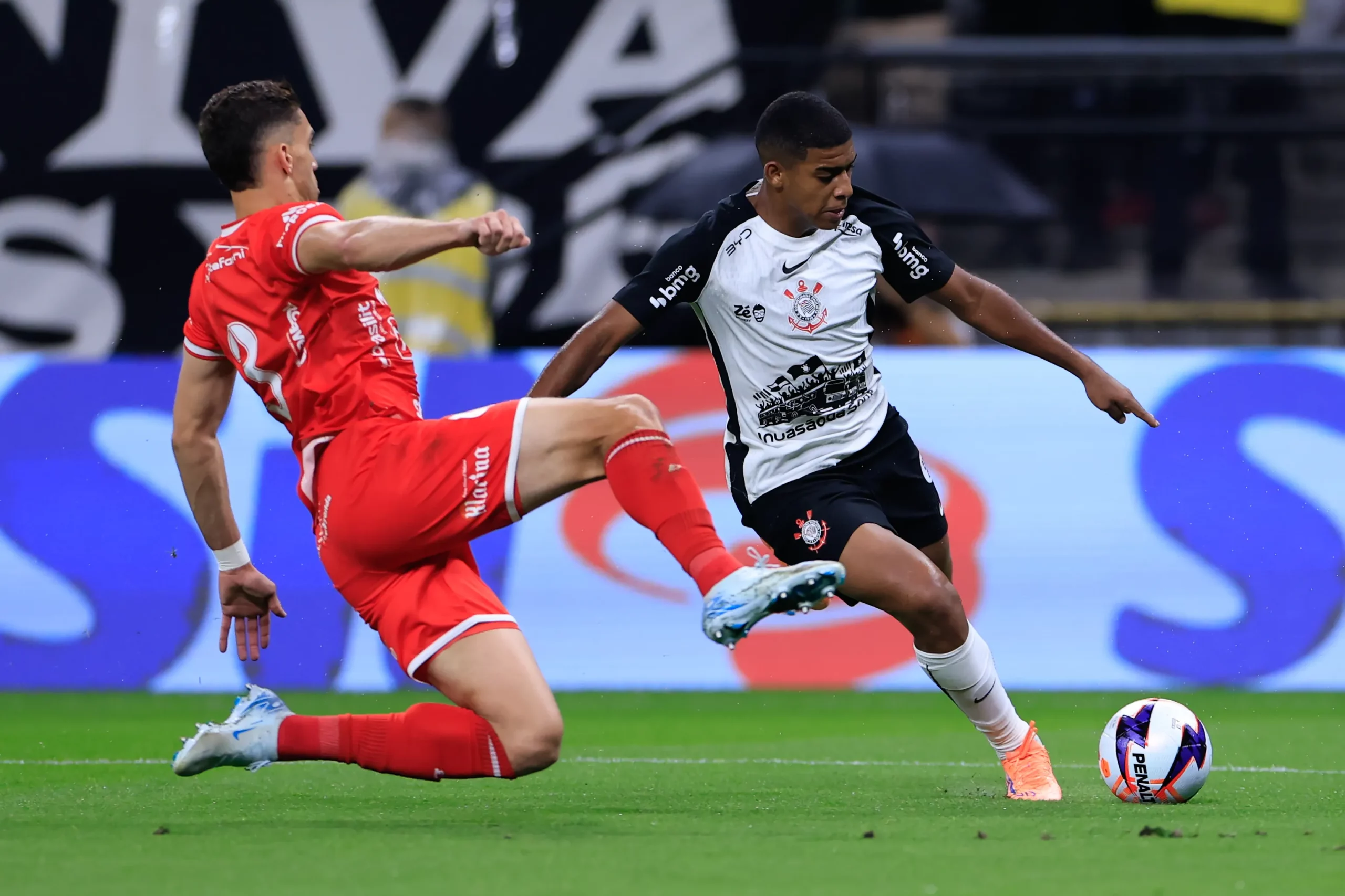 Gui Negão marcou um dos gols da vitória do Corinthians sobre o Capivariano. Foto: Marcello Zambrana/AGIF