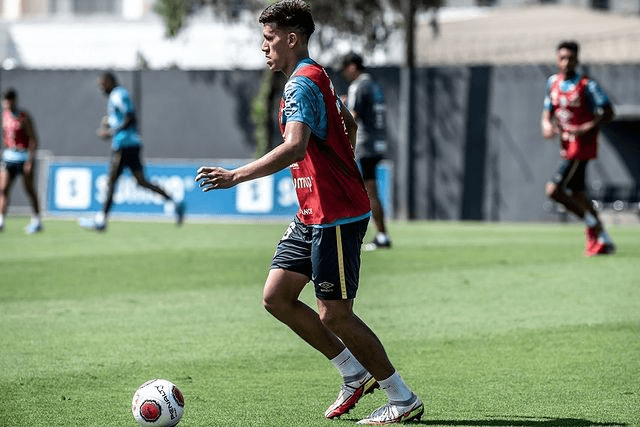 Zabala pode ser vendido pelo Santos (Foto: Ivan Storti/Santos FC)