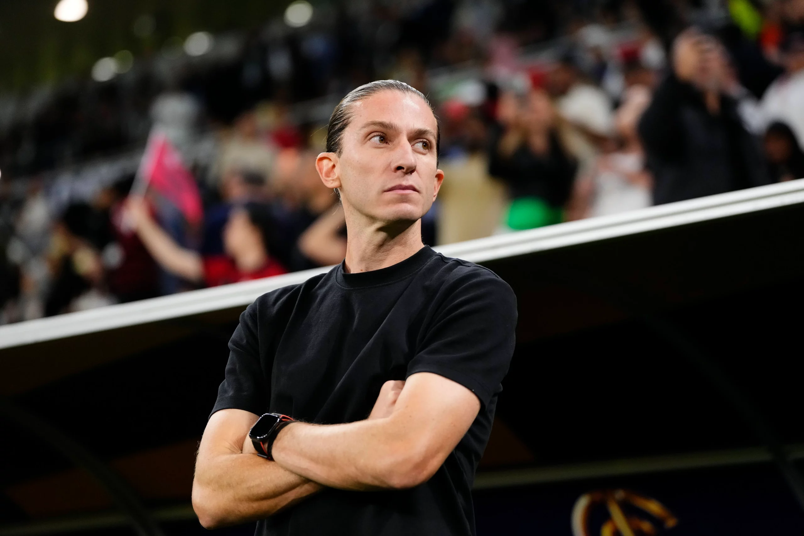 Técnico Filipe Luís estará à frente do Flamengo amanhã contra o Vasco – Foto: IMAGO / NurPhoto
