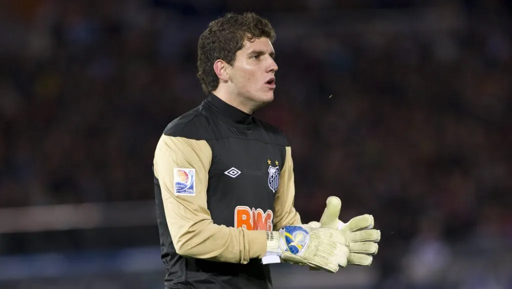 Rafael Cabral foi campeão pelo Santos – Foto: Imago/AFLOSPORT.