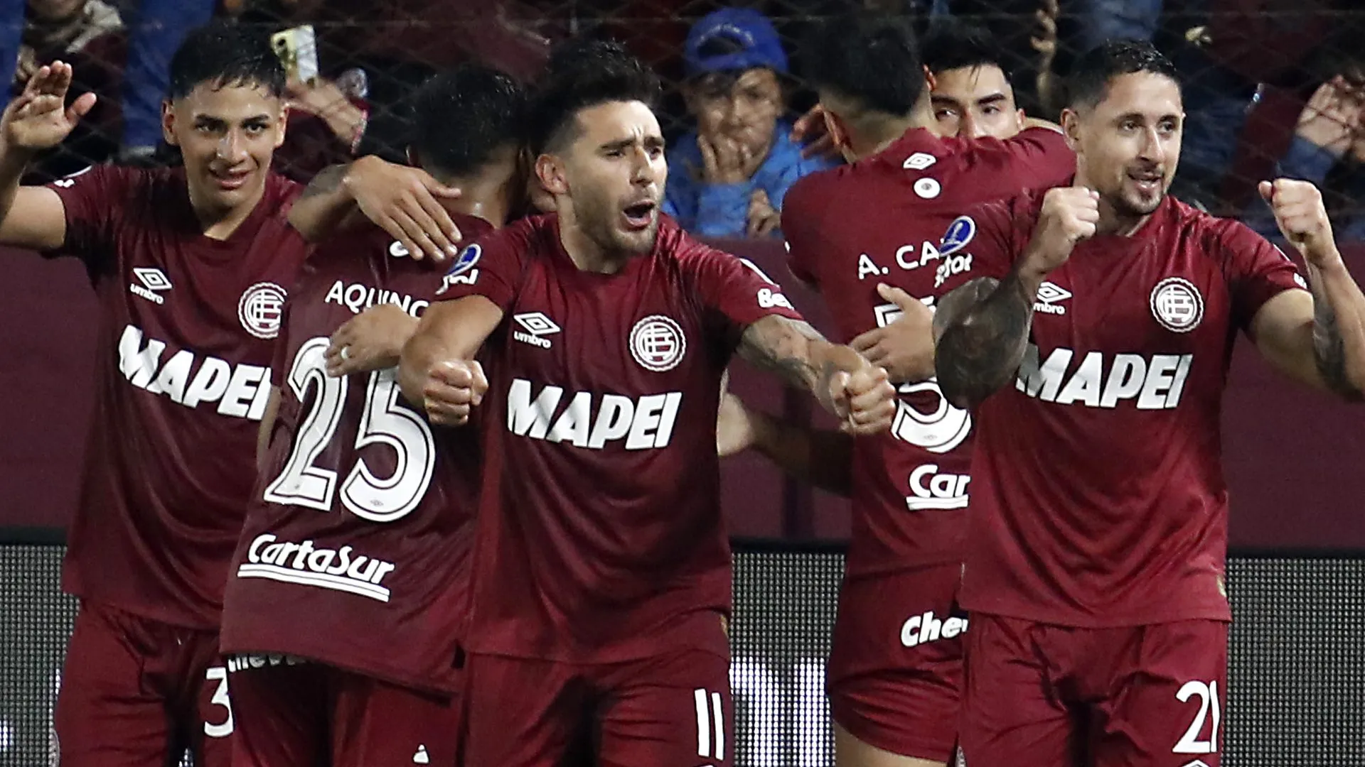 Jogadores do Lanús
