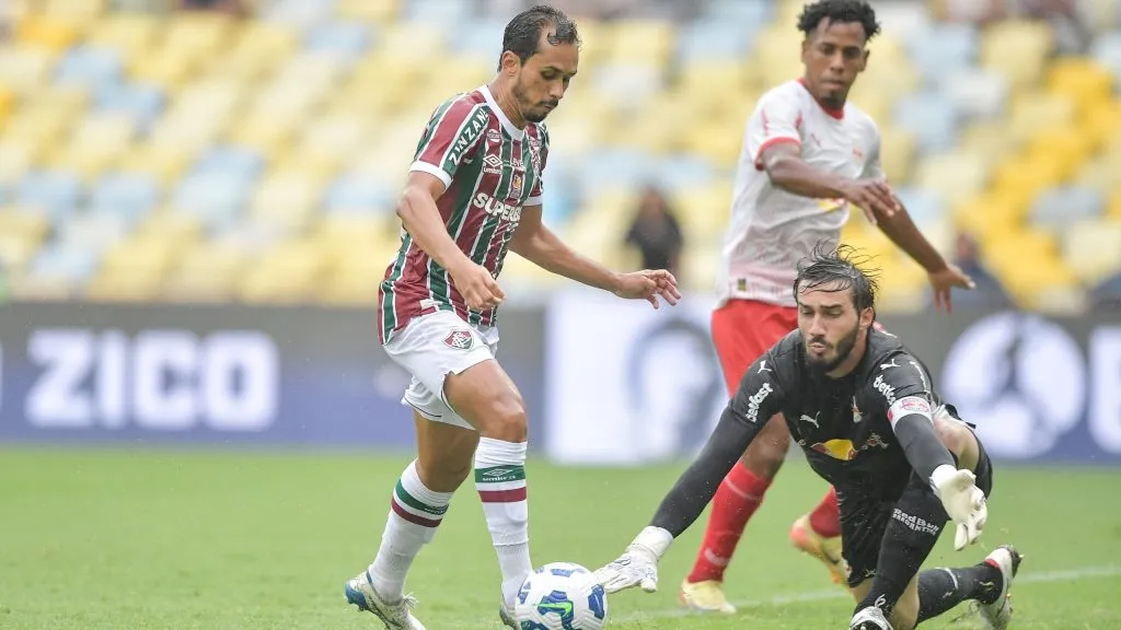 Lima jogador do Fluminense durante partida contra o Bragantino no estadio Maracana pelo campeonato Brasileiro A 2025. Foto: Thiago Ribeiro/AGIF