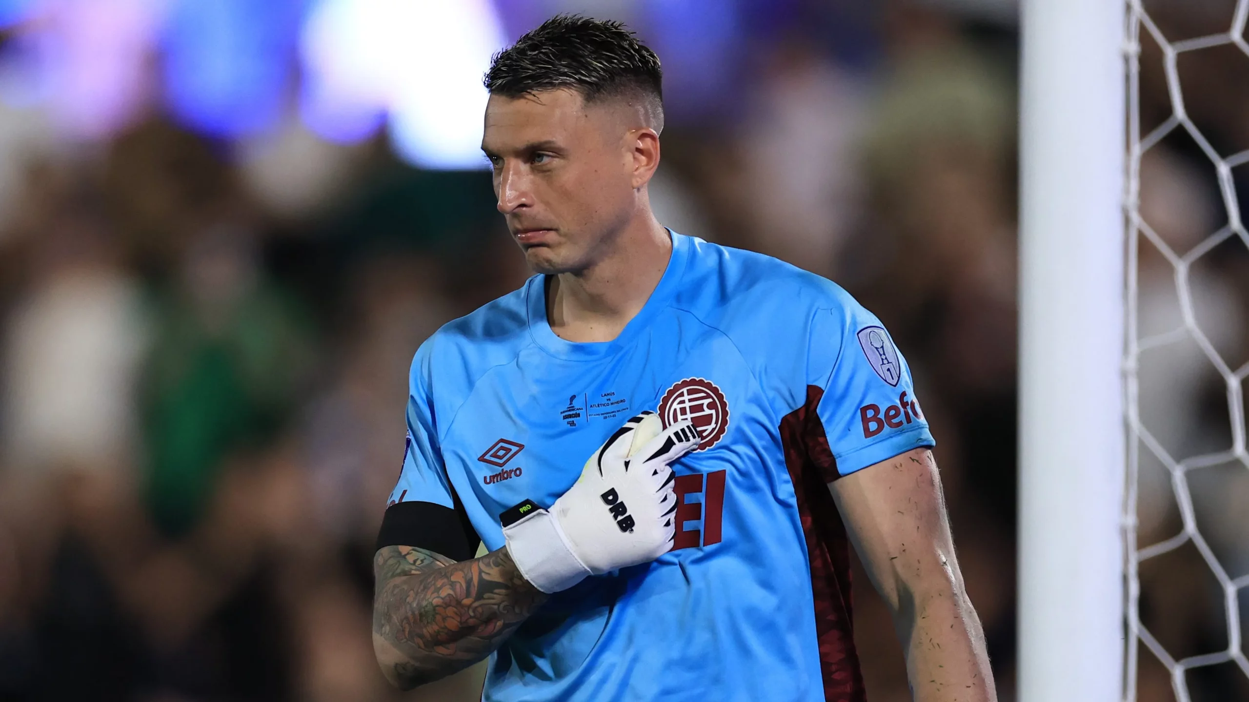 Nahuel Losada, goleiro do Lanús.  (Photo by Buda Mendes/Getty Images)