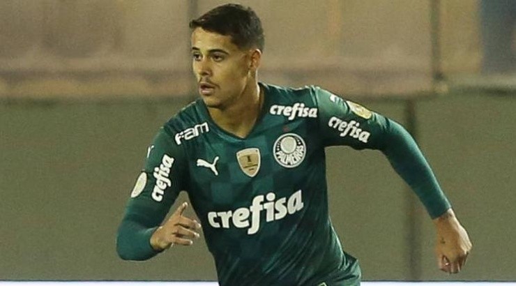 (Foto: Cesar Greco/Palmeiras) - Lucas Freitas está com moral nos bastidores.