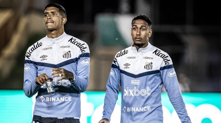 Foto: Raul Baretta/Santos FC - Lucas Barbosa e Rwan Seco se destacaram na Copinha de 2022