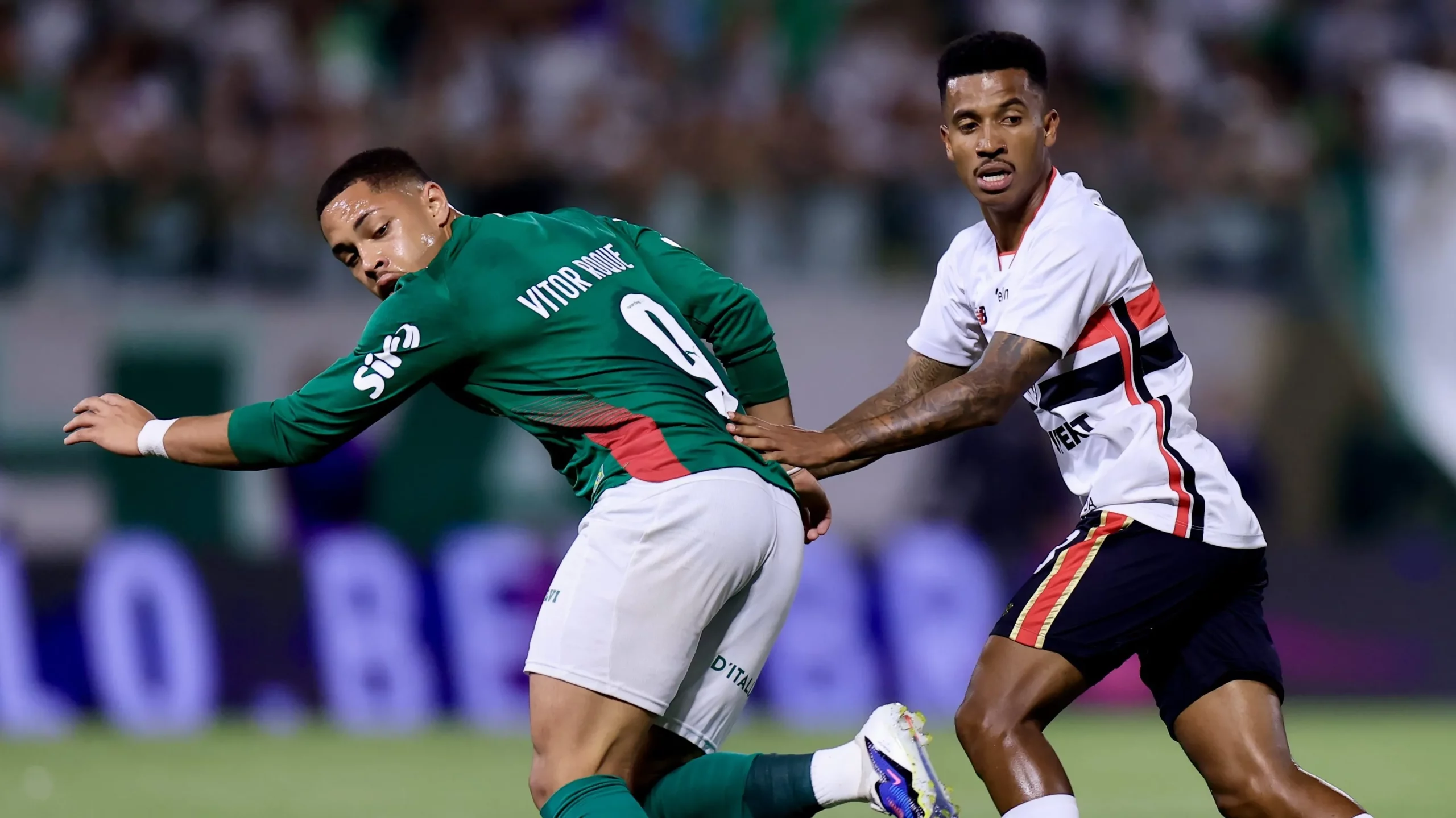 Marcos Antônio em partida contra o Palmeiras. Foto: Marcello Zambrana/AGIF