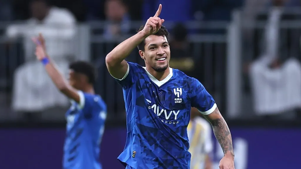 Marcos Leonardo marcou o gol do Al Hilal. Foto: Getty Images